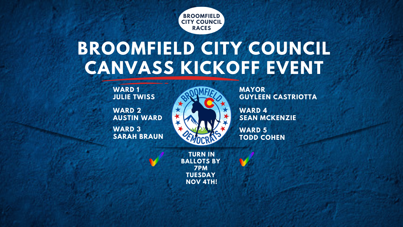 Sunday Canvass Kickoffs